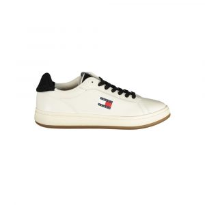 Tommy Hilfiger Weiße Polyester-Sneaker