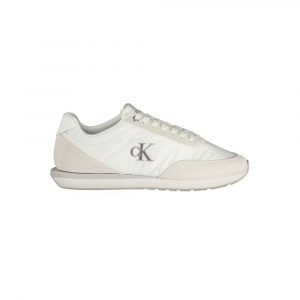 Calvin Klein Weißer Polyester-Sneaker