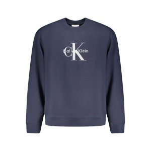 Calvin Klein Baumwoll-Sweatshirt in Blau