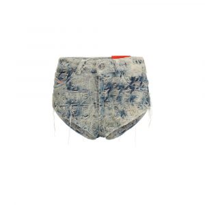 Diesel Hellblaue Baumwoll-Bermuda-Shorts