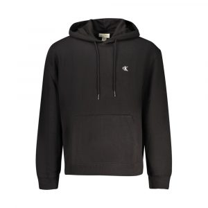 Calvin Klein Baumwoll-Sweatshirt in Schwarz