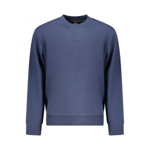 Hugo Boss Baumwoll-Sweatshirt in Blau