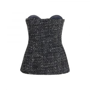 Diesel Graues Polyester-Top
