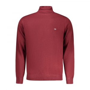 Norway 1963 Eleganter Roter Polyester-Pullover