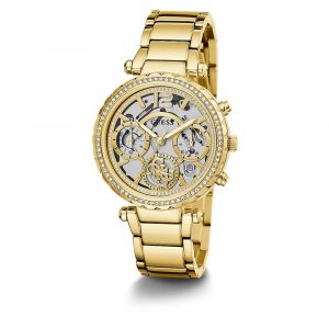 Guess Gold-Edelstahl-Uhr