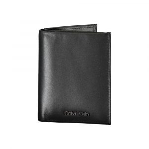 Calvin Klein Elegantes schwarzes Leder-RFID-Portemonnaie