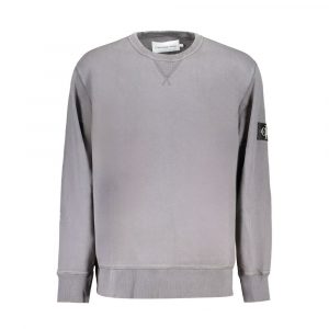 Calvin Klein Brauner Baumwollpullover fĂŒr MĂ€nner