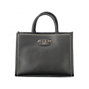 Guess Jeans Schwarz Polyethylen Frauen Handtasche