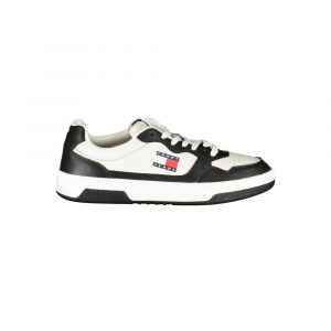 Tommy Hilfiger Schwarzes Leder Herren Sneaker
