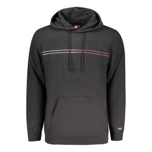 Tommy Hilfiger Schwarzer Baumwollpullover für Männer