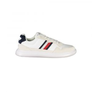 Tommy Hilfiger Weißes Leder Herren Sneaker
