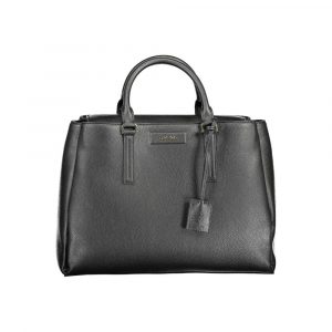 Calvin Klein Schwarz Recyceltes Polyester Damen Handtasche