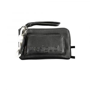 Desigual Schwarze Polyethylen-Handtasche
