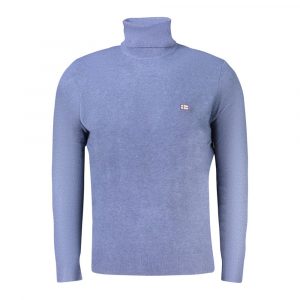 Norway 1963 Blauer Pullover aus Wolle für Männer