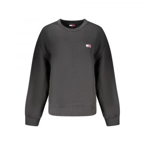 Tommy Hilfiger Schwarzer Baumwollpullover für Frauen