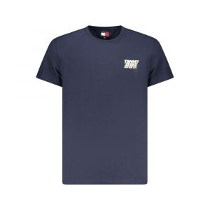 Tommy Hilfiger Blau Baumwolle MĂ€nner T-Shirt