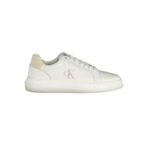 Calvin Klein WeiĂes Polyethylen Herren Sneaker