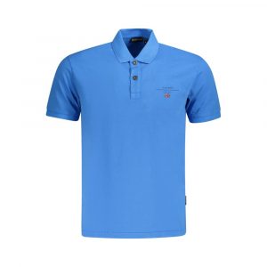 Napapijri Blaues Baumwoll-Poloshirt für Männer