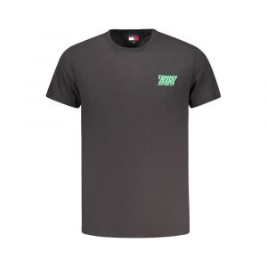 Tommy Hilfiger Schwarzes Baumwolle Männer T-Shirt