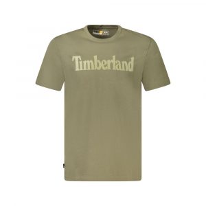 Timberland T-Shirt aus grüner Baumwolle