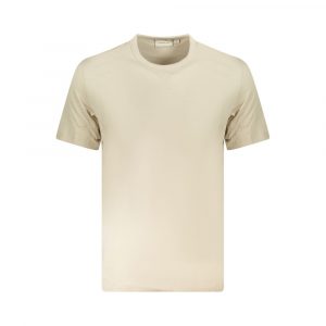 Calvin Klein Beige Baumwolle MĂ€nner T-Shirt