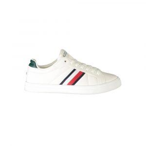 Tommy Hilfiger Weißes Leder Herren Sneaker