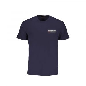 Napapijri T-Shirt aus blauer Baumwolle