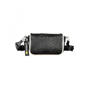 Desigual Schwarze Polyethylen-Handtasche
