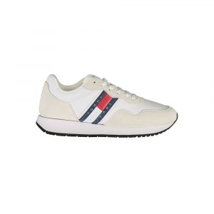 Tommy Hilfiger Weißes Leder Herren Sneaker