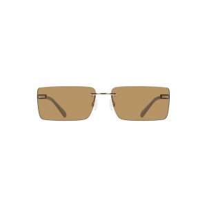 Calvin Klein Beige Metall Frauen Sonnenbrille