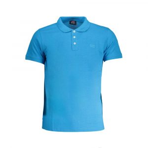 Norway 1963 Blaues Baumwoll-Poloshirt