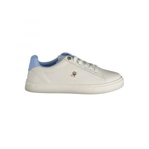 Tommy Hilfiger Hellblaue Leder Damen Sneaker