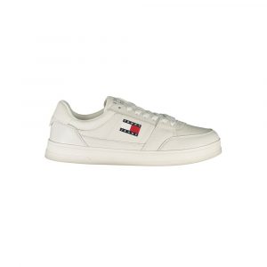 Tommy Hilfiger Weißes Leder Herren Sneaker