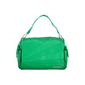 Desigual GrĂŒne Polyethylen-Handtasche