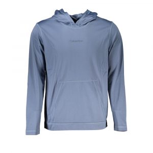 Calvin Klein Elegantes blaues Sweatshirt mit Kapuze - Sportlicher Chic fĂŒr MĂ€nner
