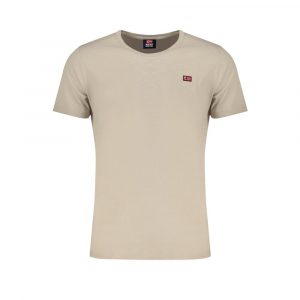 Norway 1963 T-Shirt aus beiger Baumwolle