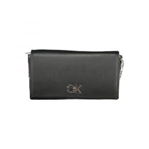 Calvin Klein Schwarze Polyester Handtasche