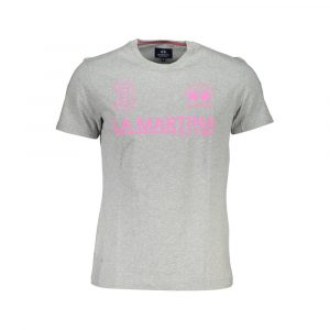 La Martina Braunes Baumwoll-T-Shirt für Männer