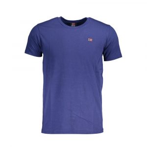 Norway 1963 Blau Baumwolle Männer T-Shirt