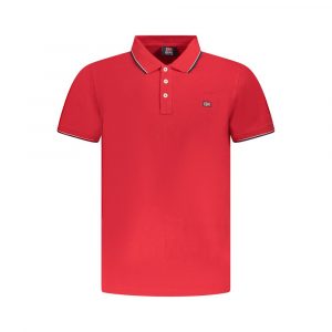 Norway 1963 Rotes Baumwoll-Poloshirt