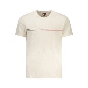 Tommy Hilfiger Beige Baumwolle Männer T-Shirt