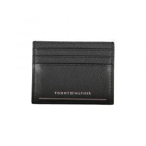Tommy Hilfiger Schwarzes Leder Portemonnaie