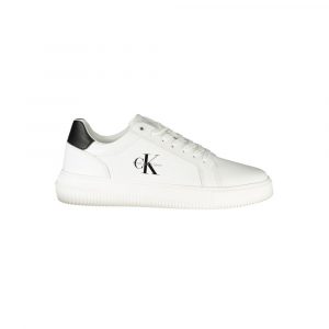 Calvin Klein WeiĂes Leder Herren Sneaker
