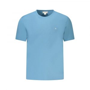 Calvin Klein Blau Baumwolle MĂ€nner T-Shirt