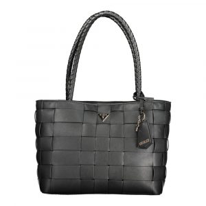 Guess Jeans Schwarz Polyethylen Frauen Handtasche