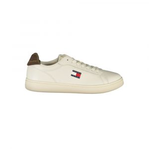Tommy Hilfiger Weißes Leder Herren Sneaker
