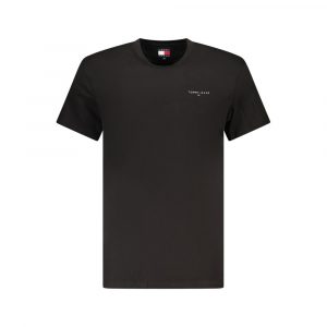 Tommy Hilfiger Schwarzes Baumwolle Männer T-Shirt