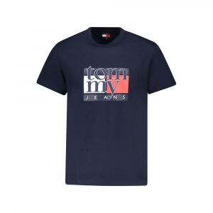 Tommy Hilfiger Blau Baumwolle MĂ€nner T-Shirt