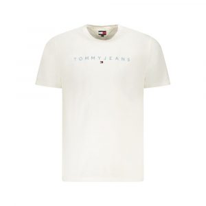 Tommy Hilfiger Weißes Baumwolle Männer T-Shirt