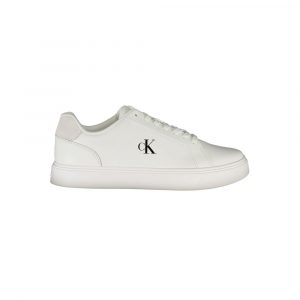 Calvin Klein WeiĂes Leder Herren Sneaker